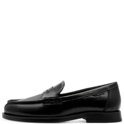 Tamaris 24311 loafer i sort poleret materiale