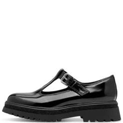 Tamaris 24324 loafer med rem i sort polido