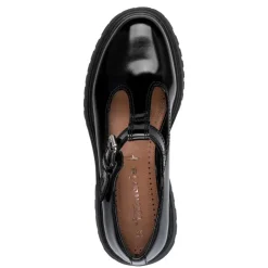 Tamaris 24324 loafer med rem i sort polido