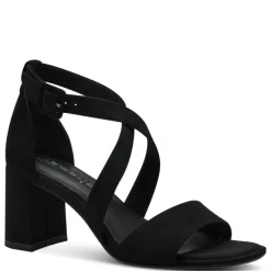 Tamaris 28310 sandal i sort med hæl