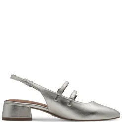 Tamaris 29510 sko med hæl i metallic
