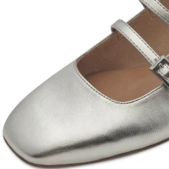 Tamaris 29510 sko med hæl i metallic