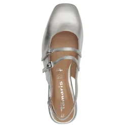 Tamaris 29510 sko med hæl i metallic