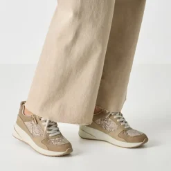 Tamaris 23754 sneakers i brun med snake