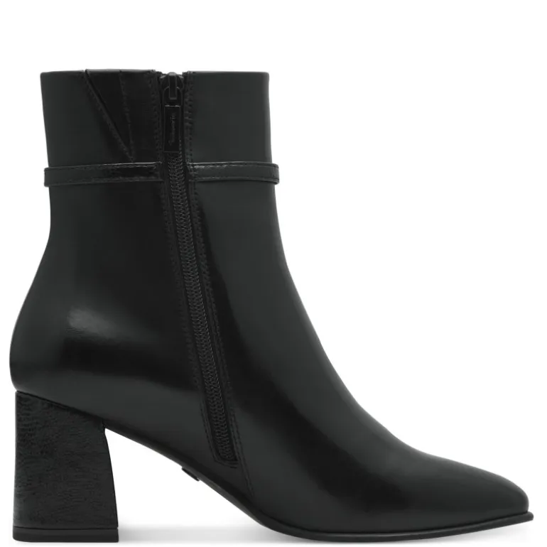 Tamaris 25336 støvle i sort skind