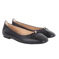 Unisa BASMI ballerina i sort skind