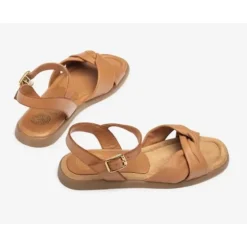 Unisa CAMBEL sandal i cognac skind