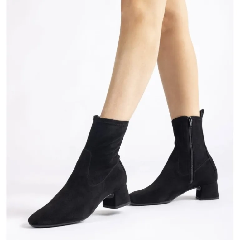 Unisa LEMICO støvle i sort ruskind