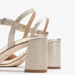 Unisa MORATY sandal i guld glitter