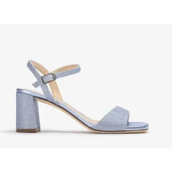 Unisa Moraty sandal i lyseblå glitter