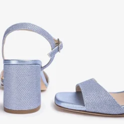Unisa Moraty sandal i lyseblå glitter