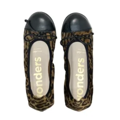 Wonders A-6134 ballerina sko i leopard
