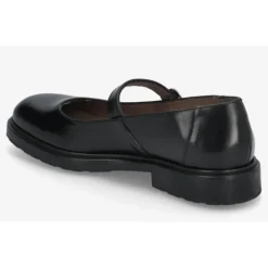 Wonders B-9145 sko i sort skind med rem