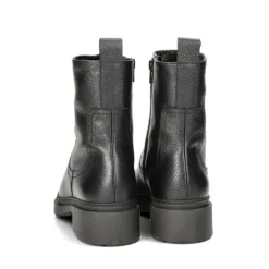 Wonders B-9208 vinterstøvle i sort skind med pelsfoer