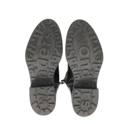 Wonders B-9208 vinterstøvle i sort skind med pelsfoer