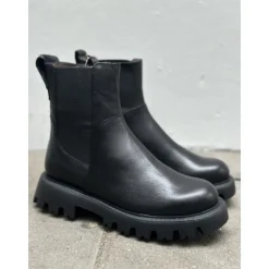 Wonders C-7511 ankelstøvle i sort skind