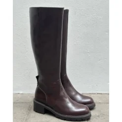 Wonders D-1420 langskaftet støvle i brun skind