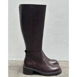 Wonders D-1420 langskaftet støvle i brun skind