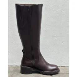 Wonders D-1420 langskaftet støvle i brun skind