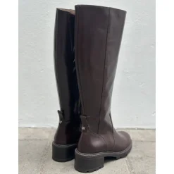 Wonders D-1420 langskaftet støvle i brun skind