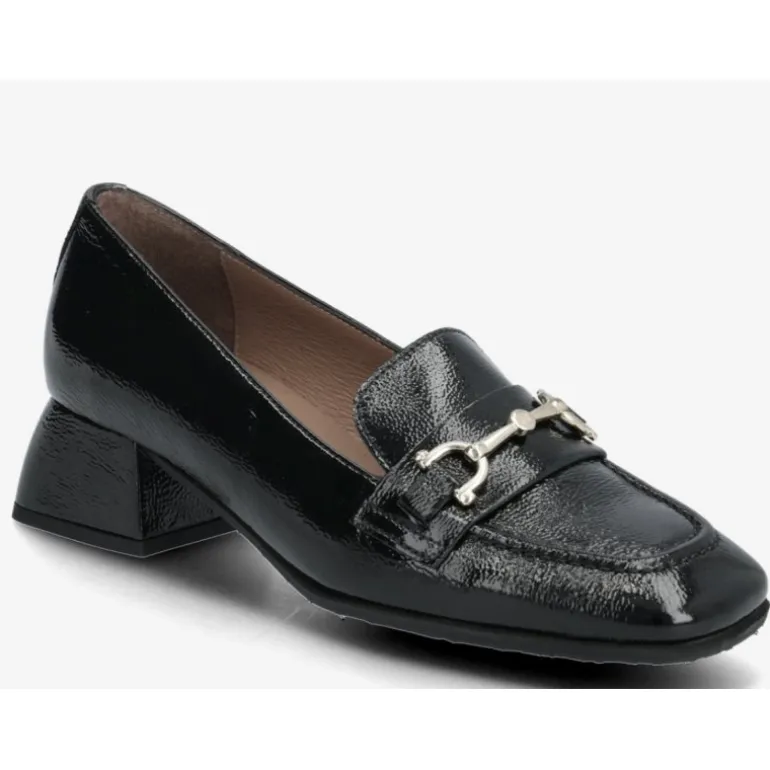 Wonders D-1903 sko i sort lakskind