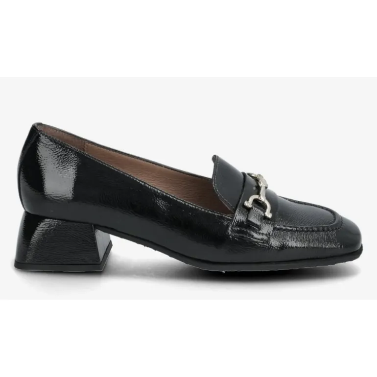 Wonders D-1903 sko i sort lakskind